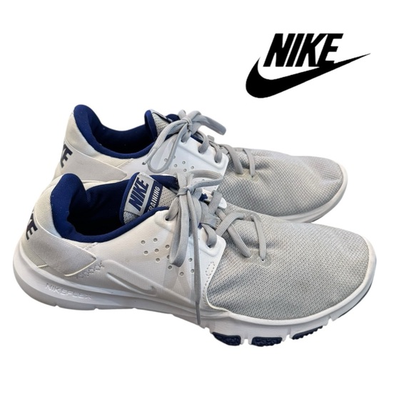 Nike Flex Control 3 'Wolf Grey Deep Royal Blue' AJ5911-004 Men’s Sneakers 10 - Picture 1 of 6